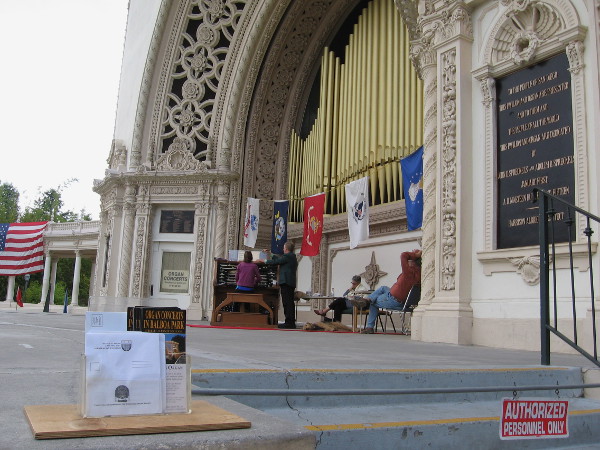 The beautiful Spreckels Organ Pavilion in Balboa Park was the scene of an important Memorial Day weekend event.
