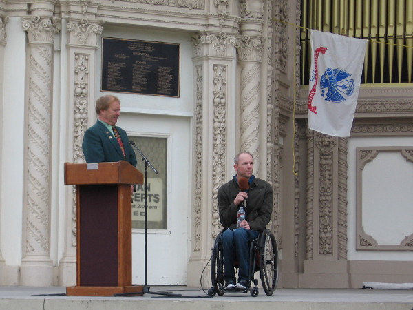 Jeff talks movingly about how Operation Rebound has helped him. Wounded warriors who engage in sports often need funds for prosthetics, travel to tournaments and special equipment.