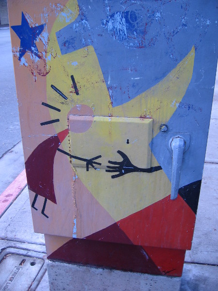 More cool street art on some boxes at Seventh and F Street.