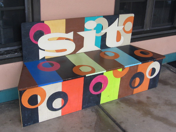 Looks to me like we're supposed to sit here!