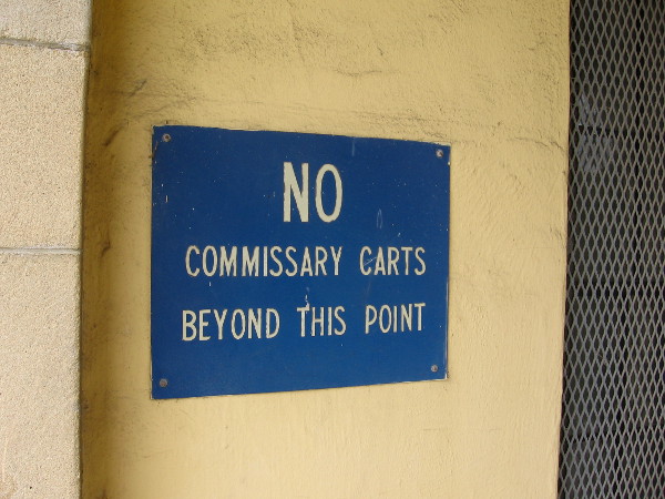 Some old base signs still can be seen at the historic Naval Training Center San Diego.