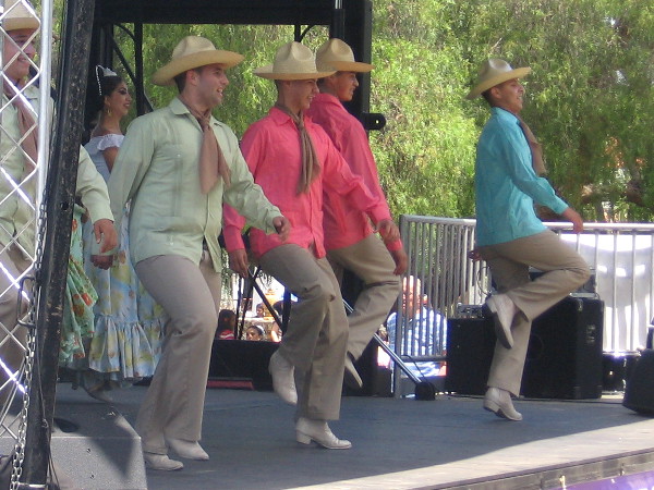 These guys are full of stomp and vigor and so is the crowd!