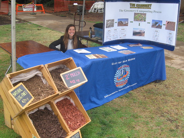 This super cool lady talked to me about the work of the City of San Diego Environmental Services Department.