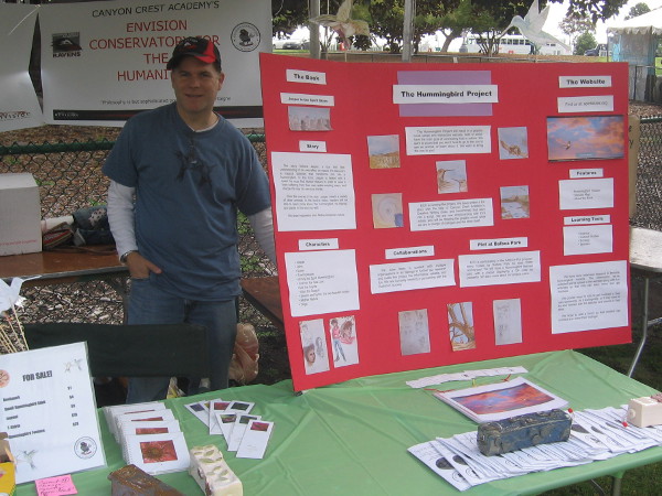 Inspiring exhibit at Balboa Park's big Garden Party of the Century event.