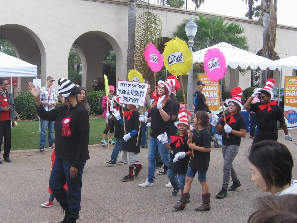 Dr. Seuss seems to be a favorite author of the City of San Diego Park and Recreation Department!
