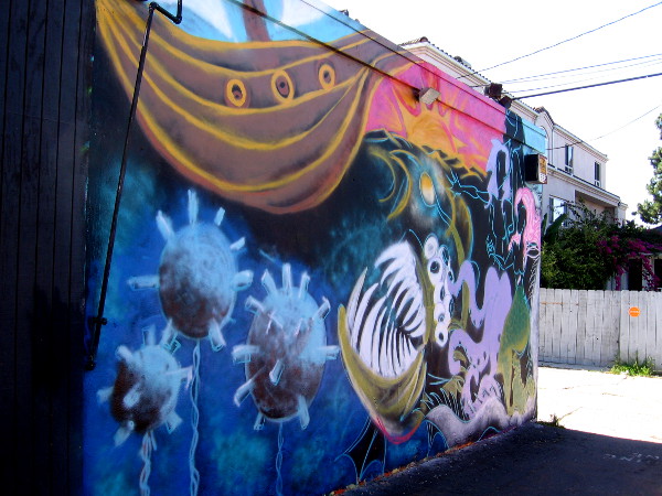 Ancient ship hull threatened by mines and an underwater plant with huge teeth!