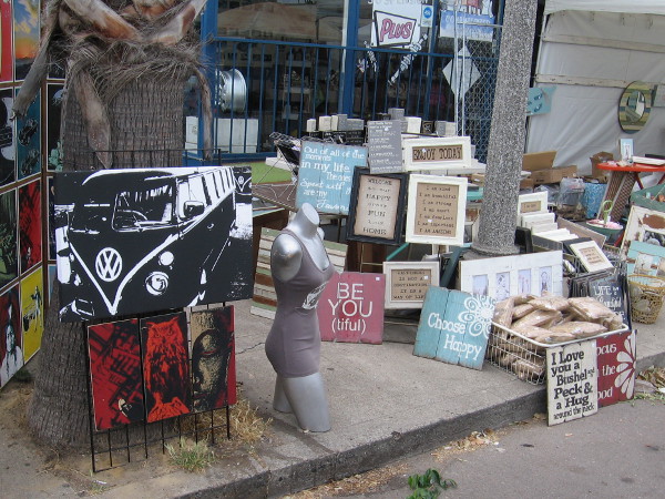 Fun, unusual art all over the place. Lots to see at this legendary summer street festival in a laid-back, funky Southern California beach community.