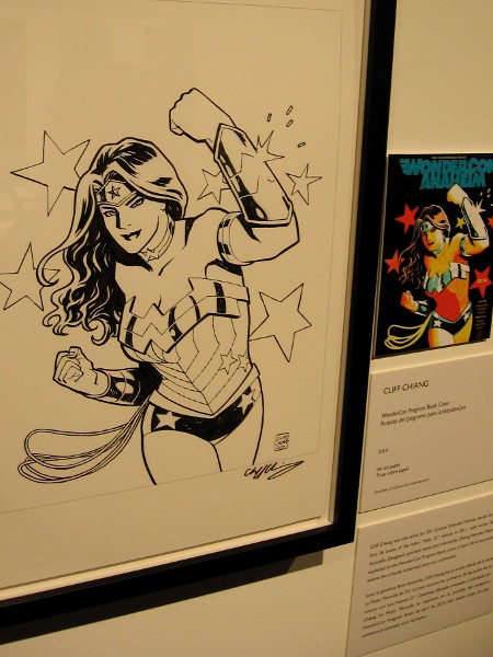 Cliff Chiang's Wonder Woman graced the cover of WonderCon's program book in 2014.