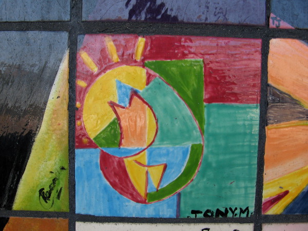 A colorful abstract design.