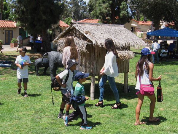 Kids check out some fun exhibits at the Balboa Park Centennial 2015 Philippine American Celebration.