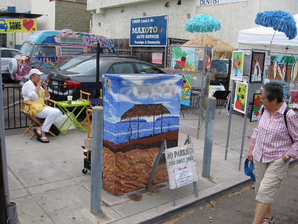 Just a typical scene from this awesome street festival.