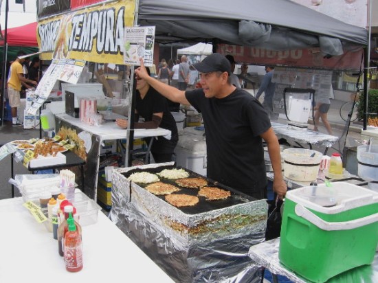 And, of course, food was everywhere!