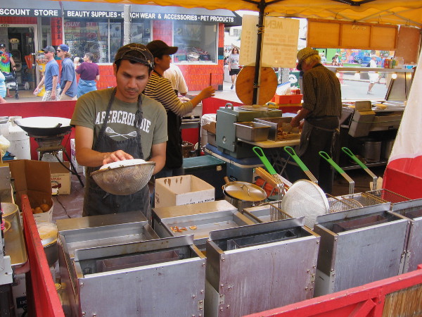 Yeah, another photo of food getting ready...