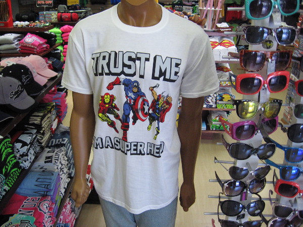 Trust me. I'm a superhero. The San Diego Trading Company on Fifth Avenue will have lots of Comic-Con deals, so swing on by! The lady at the counter is really nice!