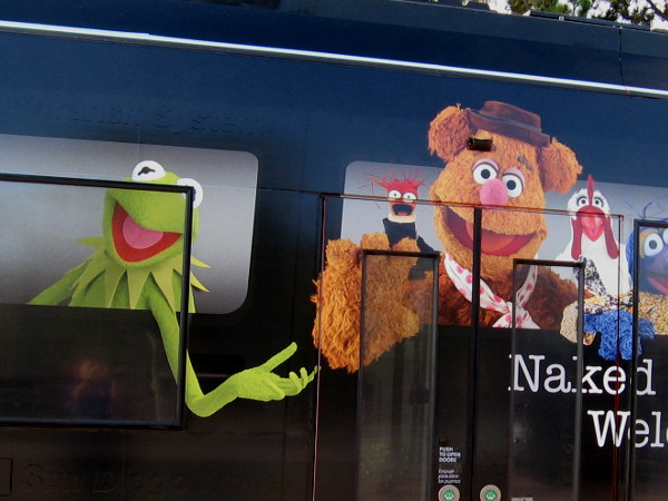 Who attending Comic-Con wouldn't love to have Kermit driving them on the San Diego trolley?