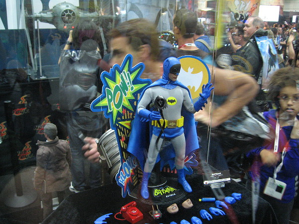 Pop culture fans at Preview Night were checking out an old school Batman. Pow!