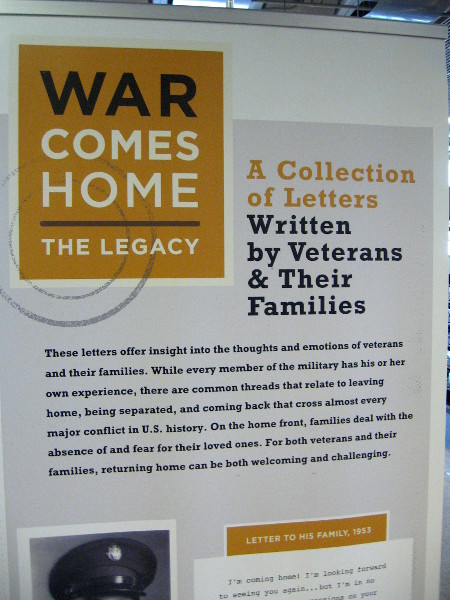 War Comes Home: The Legacy. A collection of letters written by veterans and their families.