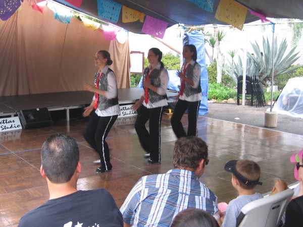 Young people provide free family entertainment for the public at the 2015 Festival of the Bells.