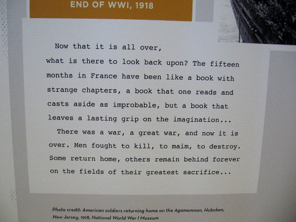 Now that it is all over, what is there to look back upon? The fifteen months in France have been like a book with strange chapters...