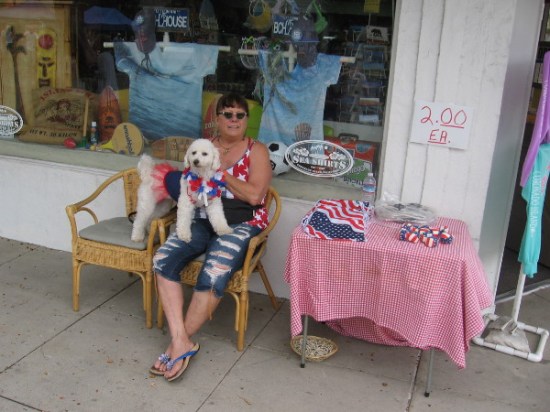 Humans and canines were all decked out for the occasion!