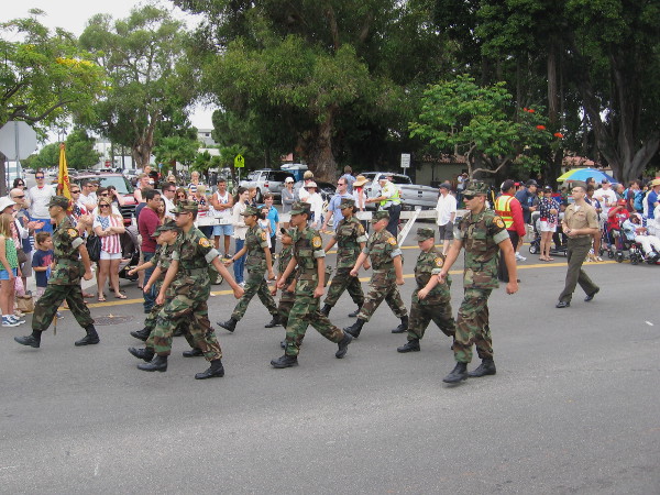 San Diego Young Marines march. A future generation of heroes.