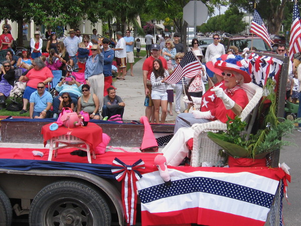 Coronado is one of the most patriotic places you'll find. Naval Air Station North Island and the Naval Amphibious Base where Seals train are located here.