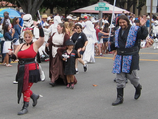 The Dark Force seems to have a big following. But don't be alarmed. Some fearless Jedi Knights have arrived!