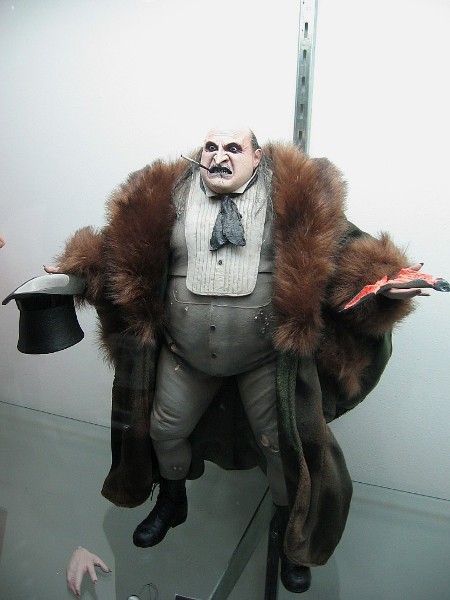 Penguin figurine on display at 2015 San Diego Comic-Con.