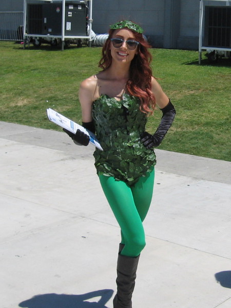 Should I be concerned that the evil nefarious Poison Ivy is smiling at me.