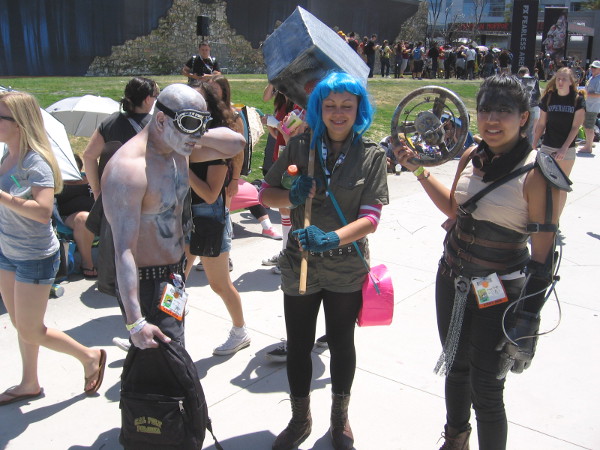 Okay, I do know that these awesome people are cosplaying Mad Max movie characters. Because they told me!
