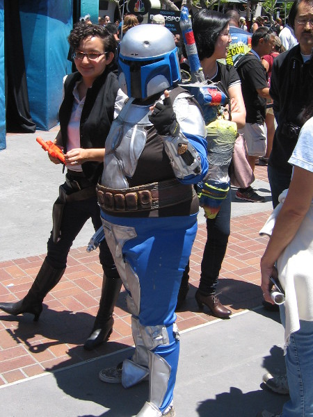 Boba Fett costumes are always cool. This is no exception.