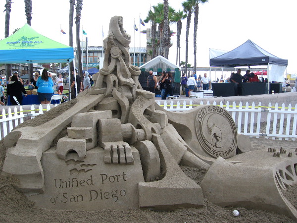The Port of San Diego is a sponsor of the yearly festival, home of the famous Imperial Beach Sandcastle Competition. This sculpture was created by sand master Kirk Rademaker.