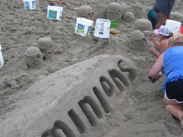 Of course, there were Minions. Lots of Minions. Oodles of 'em. They were popping out of the sand everywhere you turned.