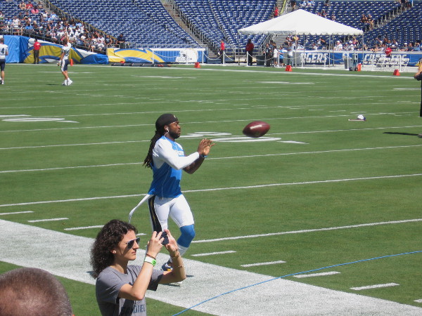 Players on offense, defense and special teams were practicing all over the field, getting ready for the regular season.