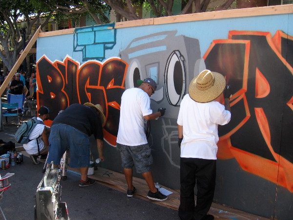 Another big canvas brought to life by urban artists.