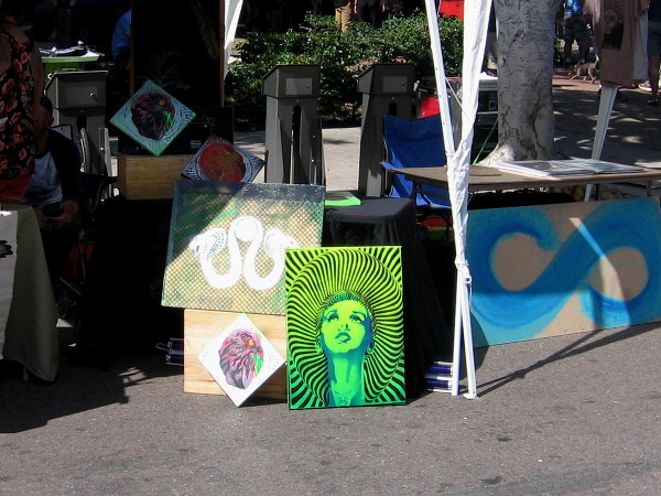 Many local artists had their work on display and for sale at CityFest in Hillcrest.