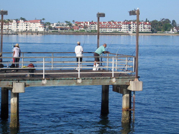 Across the bay from the pier (which is located behind the San Diego Convention Center) is beautiful Coronado Island.