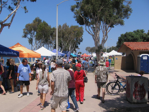Colorful canopies with vendors, community organizations and businesses were up and down the Chula Vista public park's walkways.