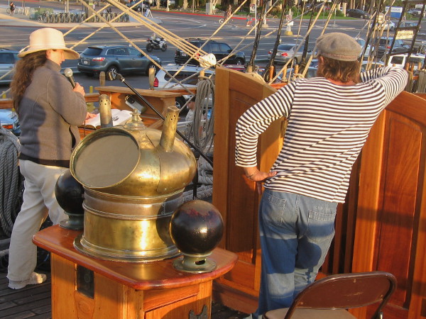 A reader awaits his turn. Ishmael recalls his strange voyage side by side with varied characters, representatives of the human race. Including a humane cannibal and a tyrannical captain.