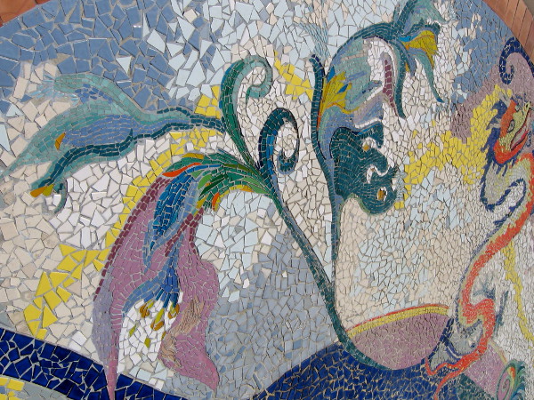 A portion of the elegant Pearl of the Pacific, by artist James T. Hubbell.