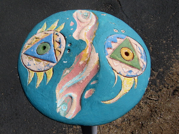 Check out this crazy, creative face! At least, I think it's a face...