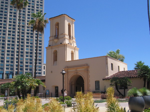 This beautifully restored building now contains shops and restaurants on San Diego's waterfront. Built in 1939, it served for half a century as the city's central police station.
