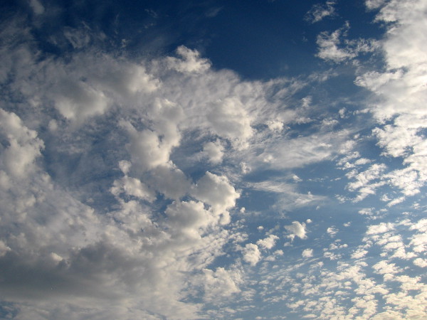 Beauty floats one fine day above San Diego.