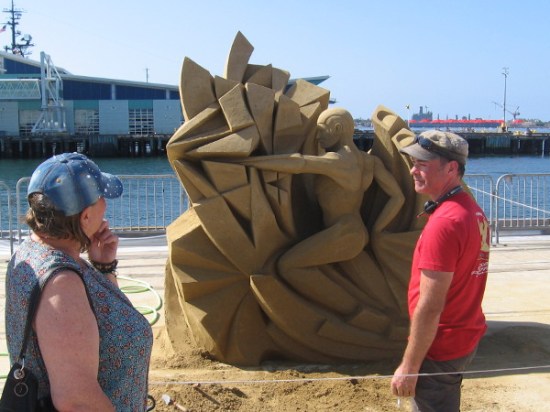 The artists were all friendly and didn't seem to mind chatting with folks who were admiring their works in progress.