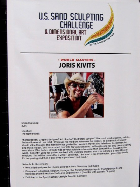 Jorvis Kivits, of the Netherlands, believes that in art, beauty should shine through. He has recently begun sculpting marble.