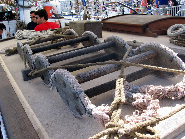 It appears this ladder has seen a great deal of usage and weather.