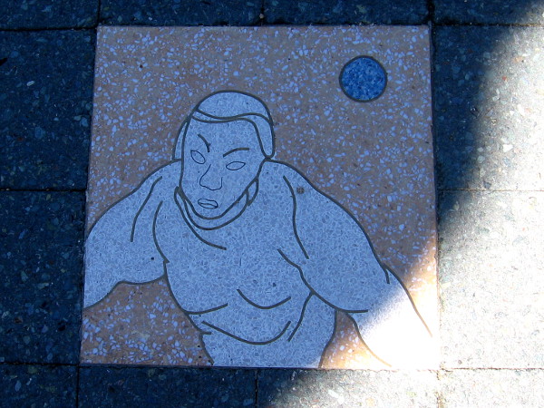 Circles are a common image in sport. A sphere moves and bounces equally. The playing field is level.