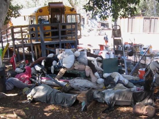 That's one big pile of terribly mangled bodies. It almost looks like what happens during a fumble in football.