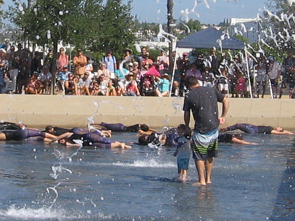 The young child is intercepted. I'm sorry, but this to me was the highlight of the performance!