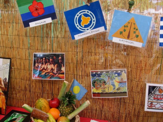 Palau's tent had many interesting photos and unique objects for everyone to enjoy.